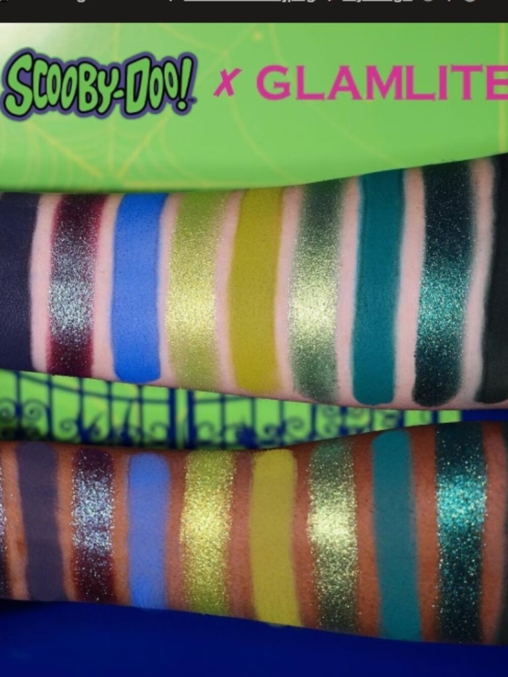 GLAMLITE x SCOOBY-DOO! 'Ruh Roh Raggy!' Eyeshadow Palette - 10 shades - NOT USED - Picture 4 of 8